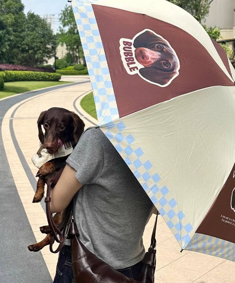 「ティラミス」カスタマイズペット写真晴雨傘-welikecustom-MJ