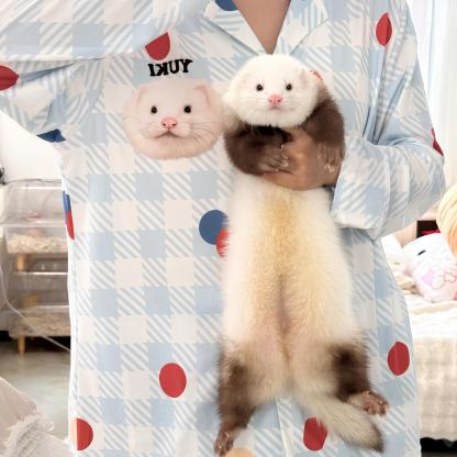 「8」ペット写真カスタム ホームパジャマ