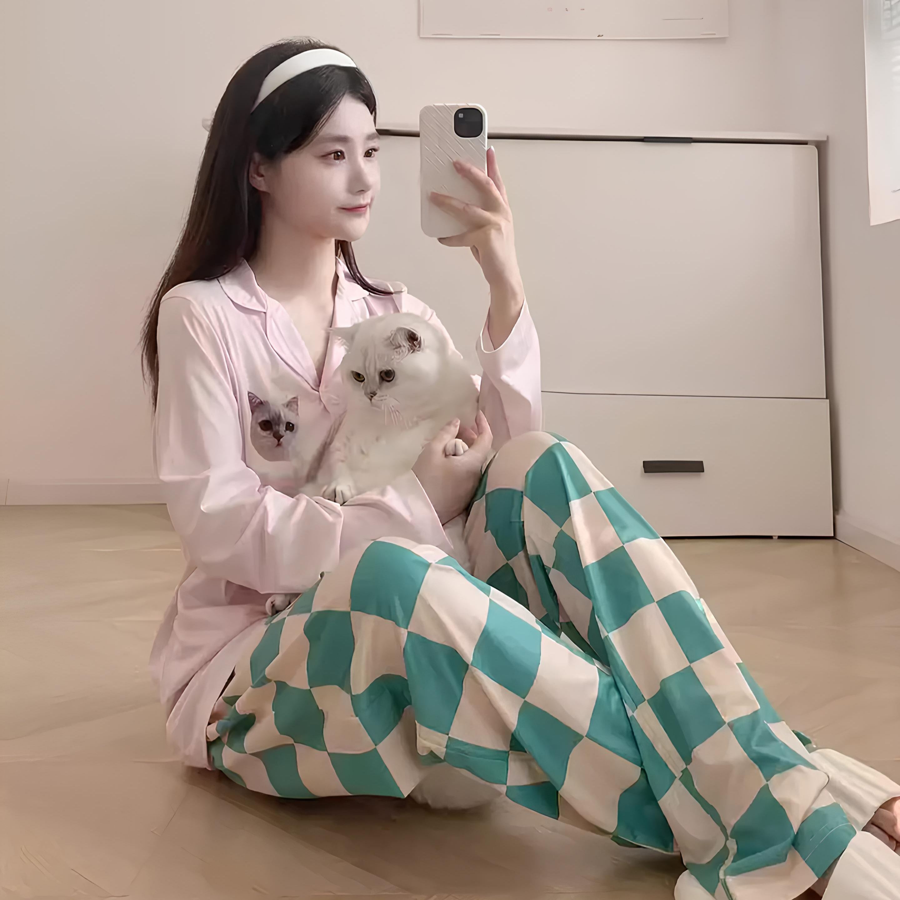 「18」ペット写真カスタム ホームパジャマ