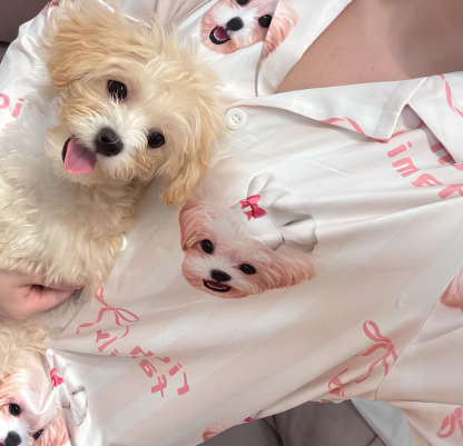 「11」ペット写真カスタム ホームパジャマ