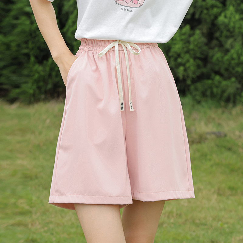 Pink Wide-Leg Shorts 五分阔腿短裤*Pink XL