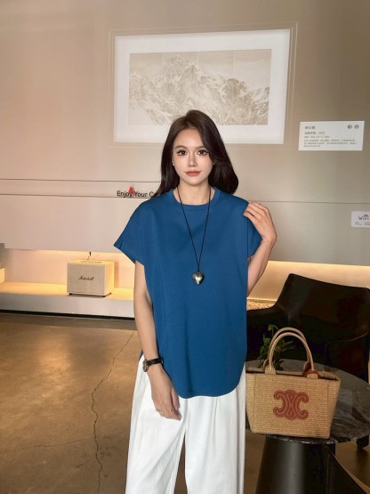 Solid Color Cotton Top 纯色棉上衣*6 Colors