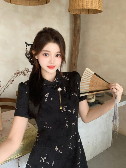 New Chinese Style Cheongsam 新中式旗袍裙
