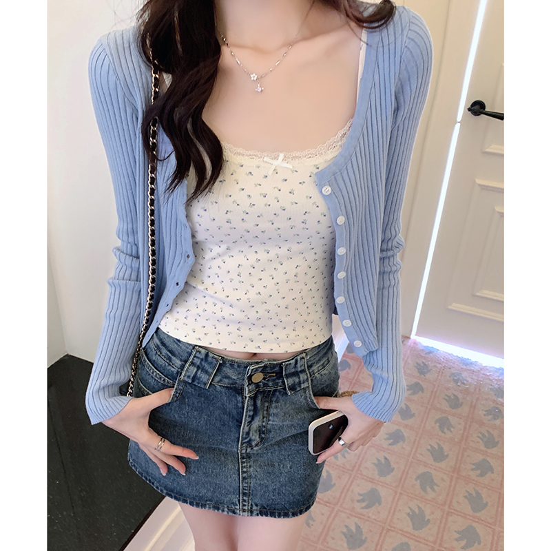 Cozy Short Knit Cardigan 温柔风短款针织开衫*4 Colors