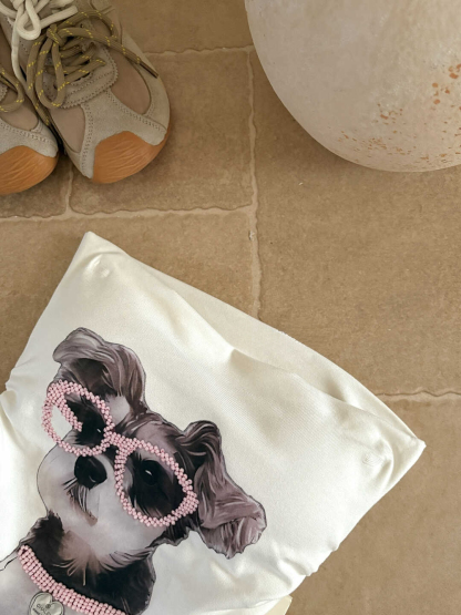 Puppy Print Tube Top Vest 小狗印花抹胸背心 自带胸垫*4 Colors