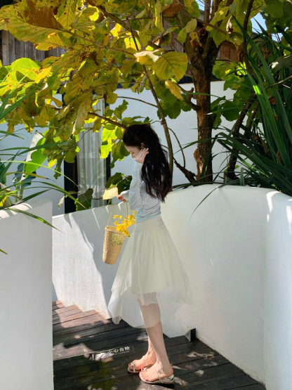 Lunessa Dreamy Tulle Skirt 好仙~美翻啦◆浪漫氛围网纱半身裙*2 Colors