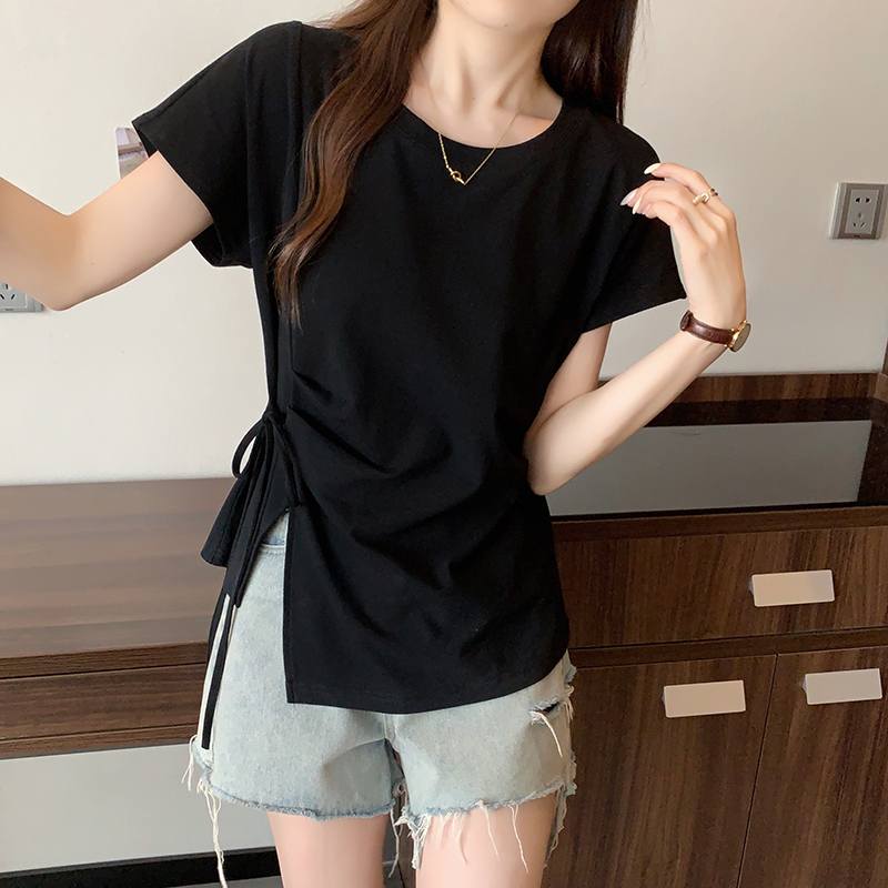 蝴蝶结短袖T恤*4 Colors