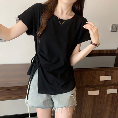 蝴蝶结短袖T恤*4 Colors