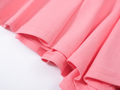 【套装】 Cutout Back Tee & Color Pop Skirt 露背镂空长袖T恤+多巴胺裤裙