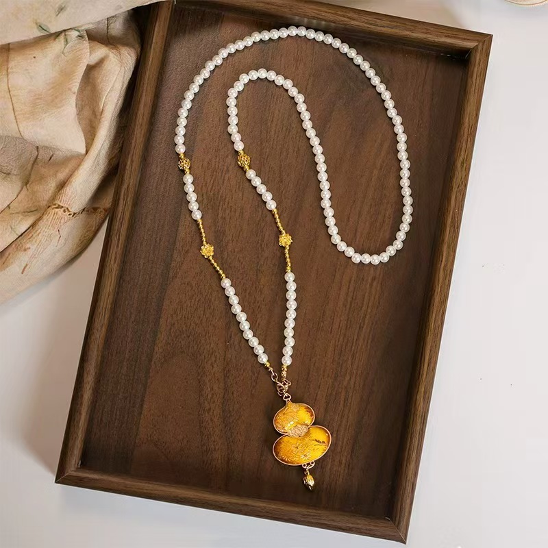 Gourd Lariat Necklace 葫芦长款项链* 2 Colors