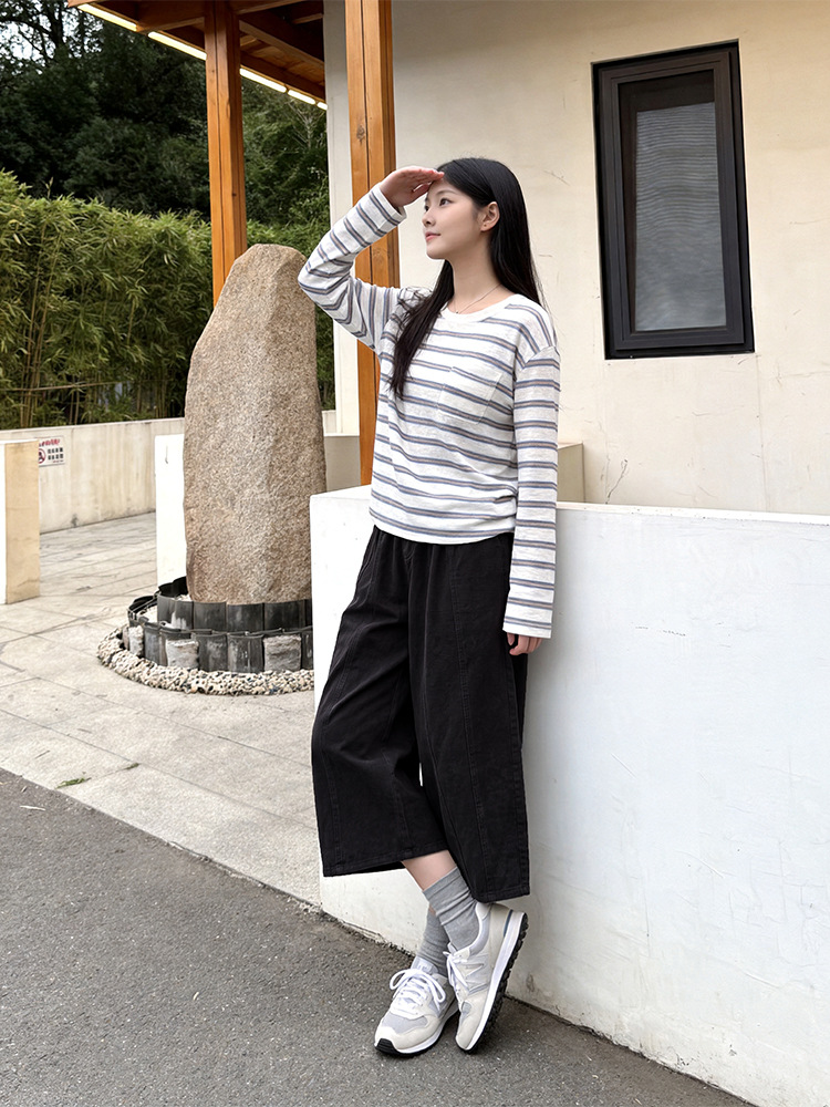 EVERYDAY Lyocell Cropped Pants 莱赛尔七分休闲裤* 3 Color