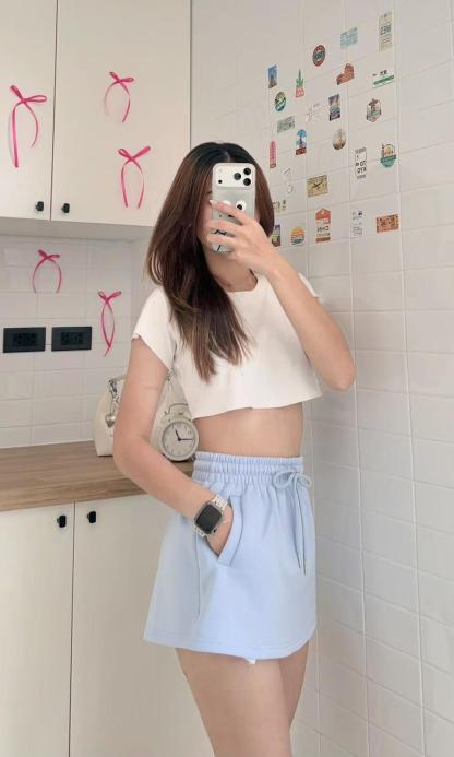 EVERYDAY Casual Drawstring Skort 休闲抽绳防走光短裙*2 Colors
