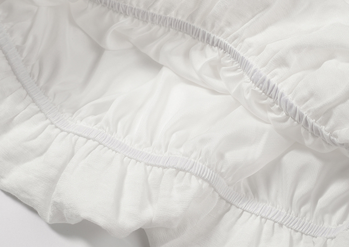 Camellia Shirt Bubble Dress 山茶白茉莉衬衫花苞连衣裙