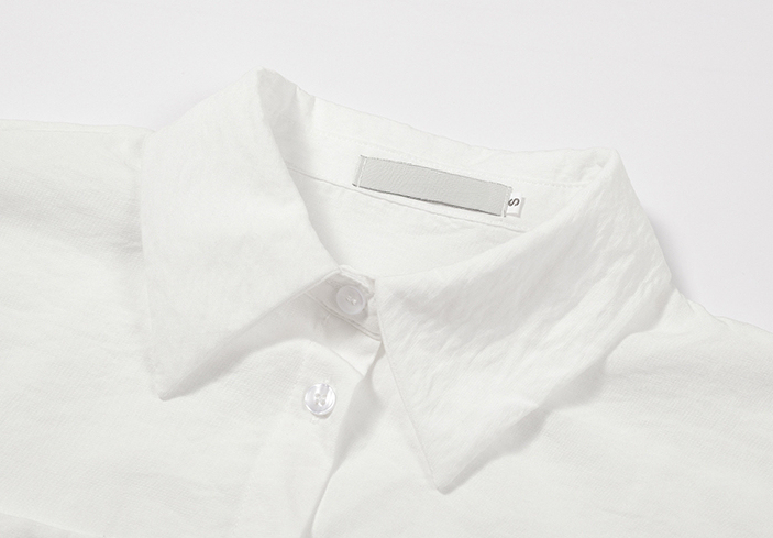 Camellia Shirt Bubble Dress 山茶白茉莉衬衫花苞连衣裙