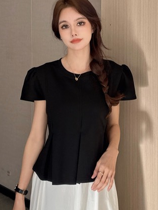 Pleated Waist Fit Top 轻甜压褶收腰上衣*6 Colors