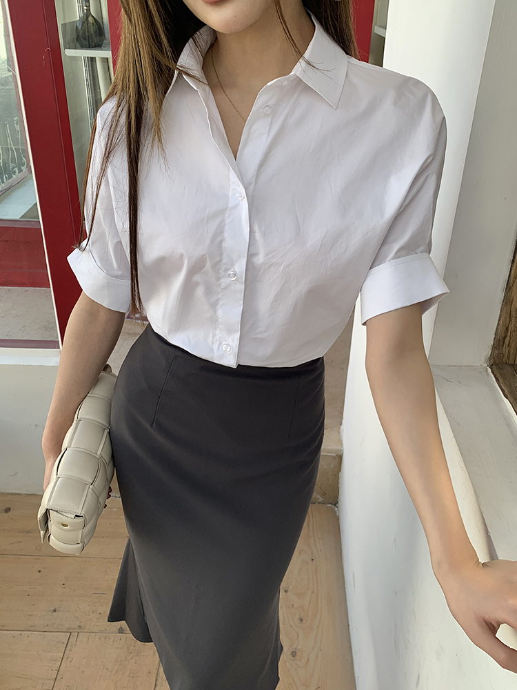  Elara Short Sleeve Top 百搭短袖小衬衫*2Colors