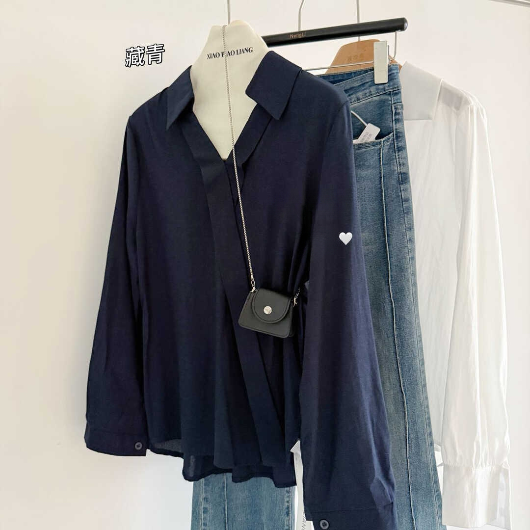  French Style High-End V-Neck Shirt* 6 Colors