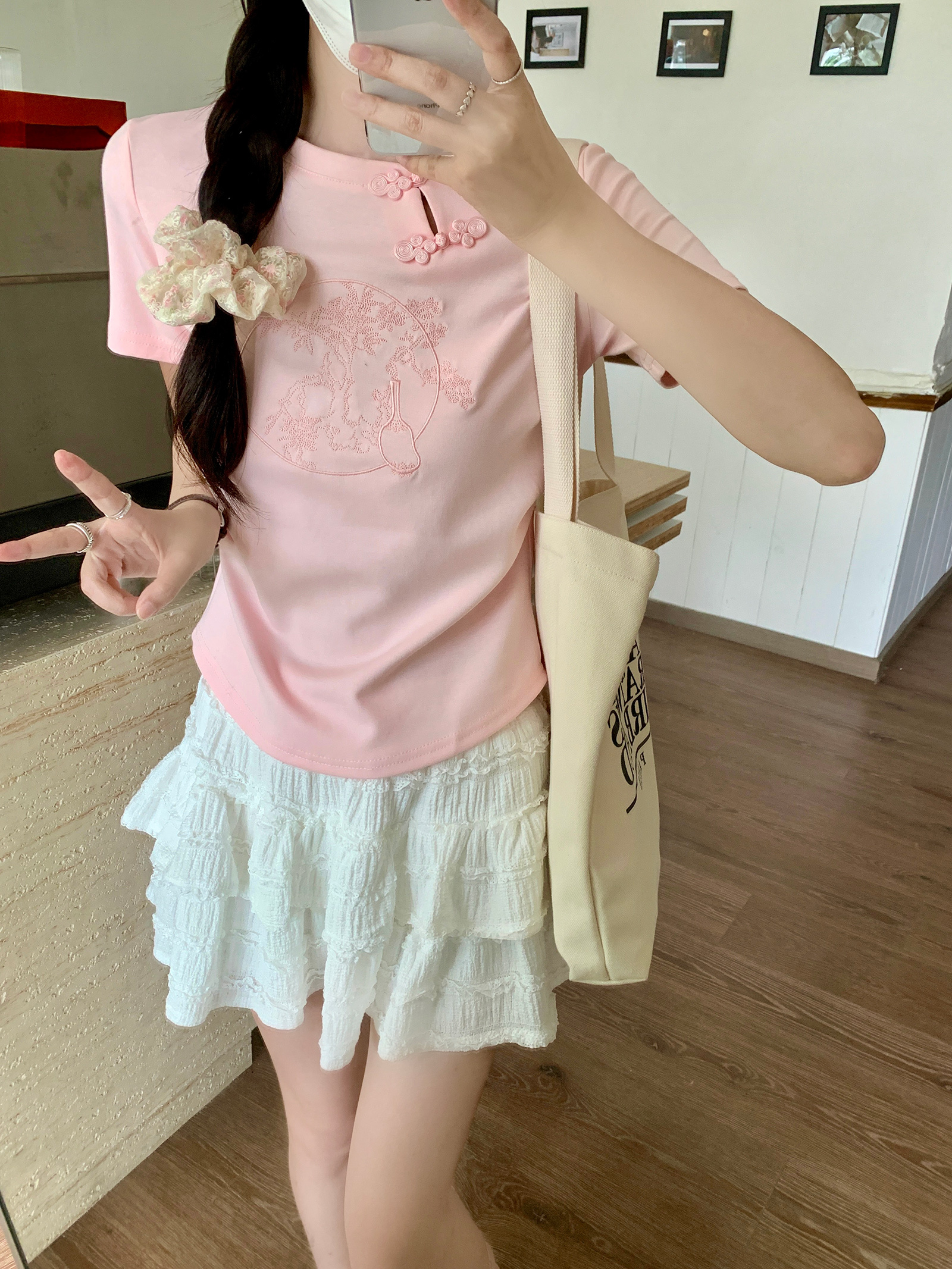 Fit Jacquard Crop Top 提花收腰T恤*3 Colors