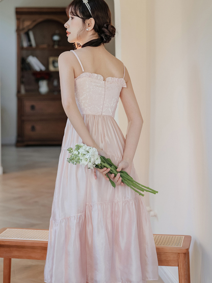 Rose Sweet Fairy Long Dress 蔷薇甜美仙气长裙