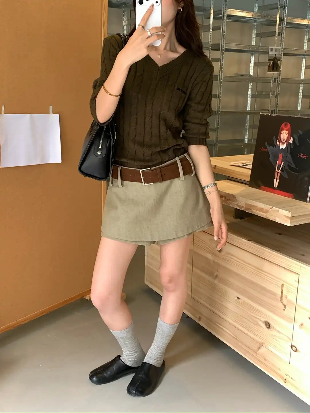 CHIC High-Waist Skort 独特好看！高腰防走光半身裙* 3 Colors