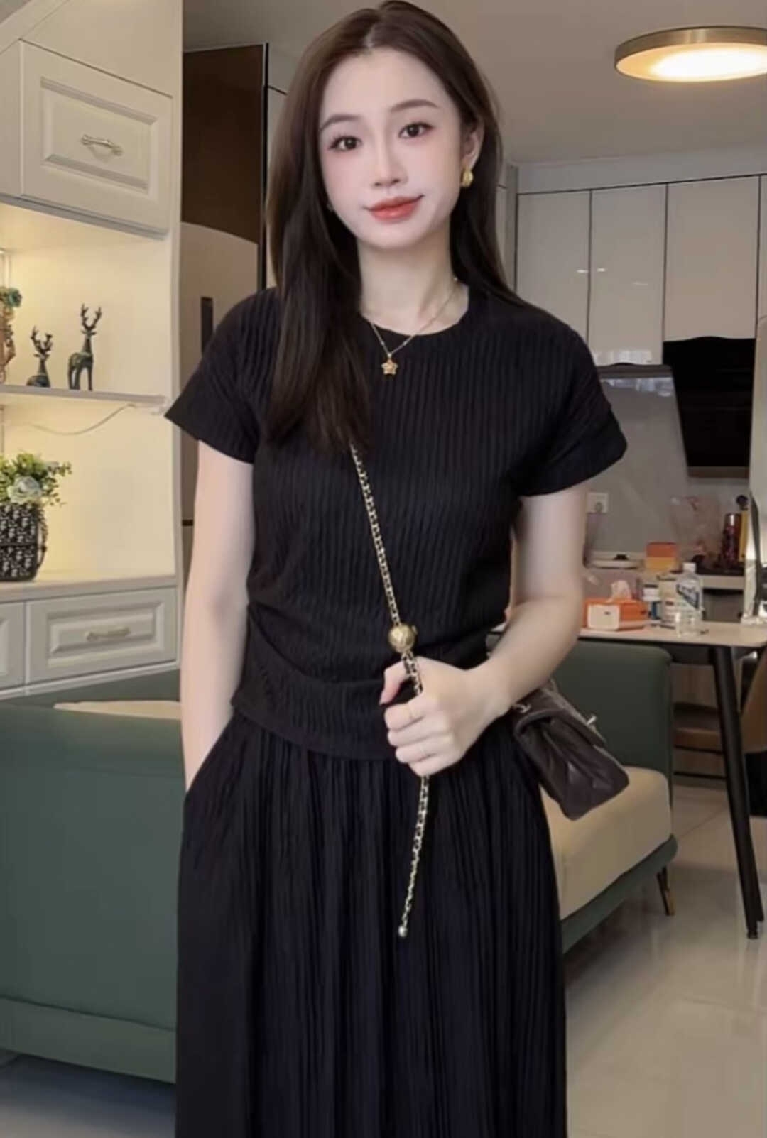 EVERYDAY Casual Tee & Skirt Set 休闲百搭T恤+半身裙套装*5 Colors