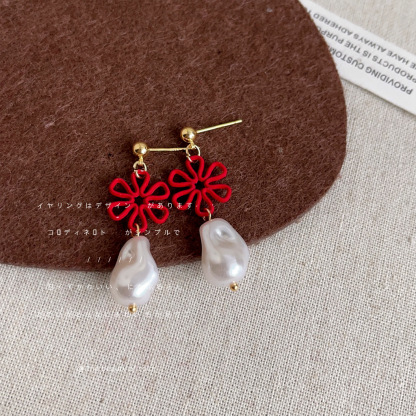 Festive Bloom Earrings 过年款耳环