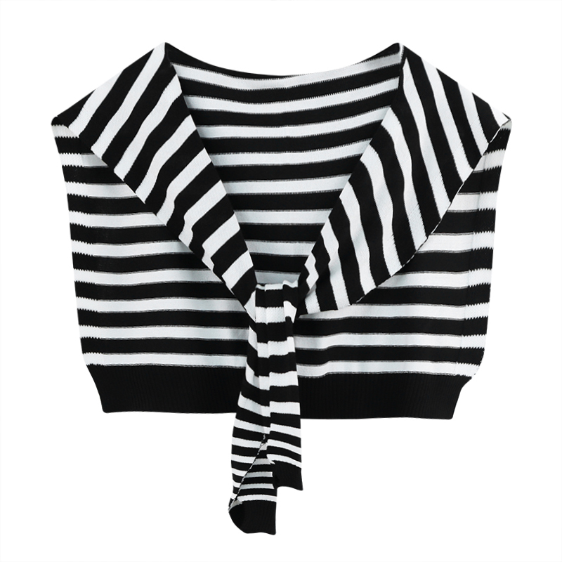 Stripe Shoulder Wrap Shawl 条纹小披肩*5 Colors