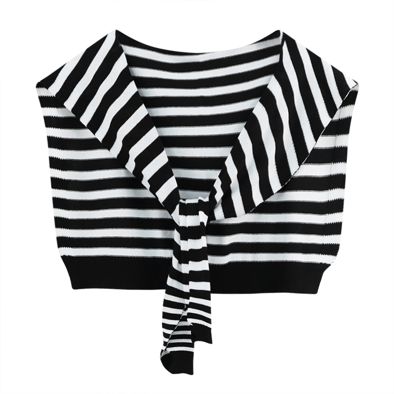Stripe Shoulder Wrap Shawl 条纹小披肩*5 Colors