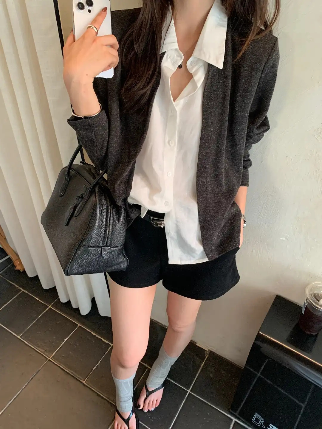 EVERYDAY Linen Layered Shirt 气质通勤亚麻假两件衬衫*2 Colors