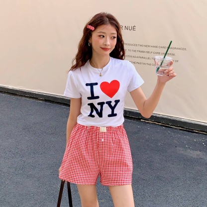 Retro Check Casual Shorts 慵懒风复古格子休闲短裤*2 Colors