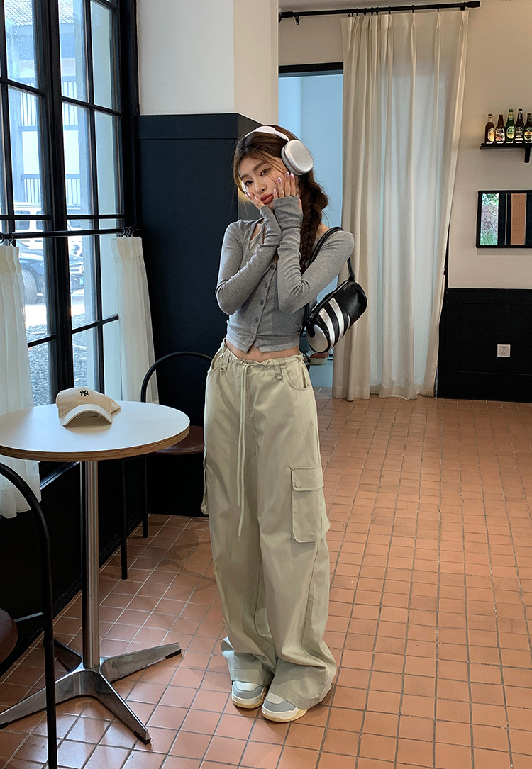 Sassy Faux Two-In-One Knit Top 辣妹假两件针织衫短款T恤*2Colors