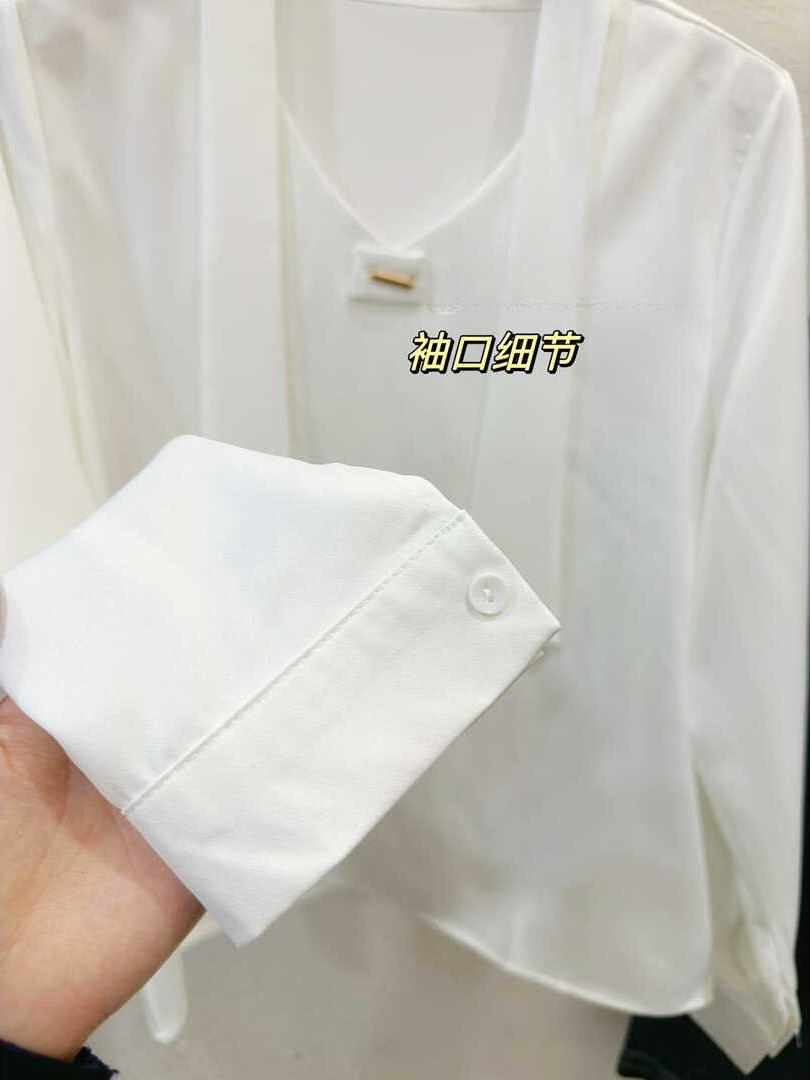 PARVÉ Scarf Tie Blouse 飘带轻奢衬衫*5 Colors