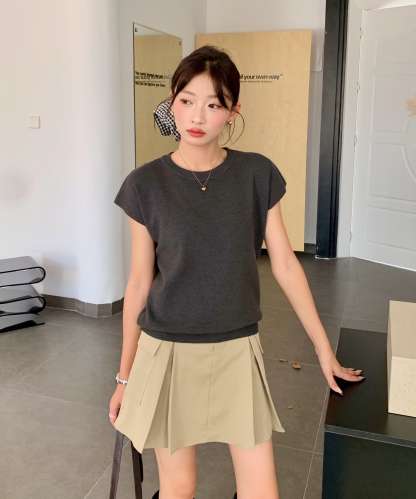 Basic Crew Neck Knit Top基础款圆领针织上衣*7 Colors