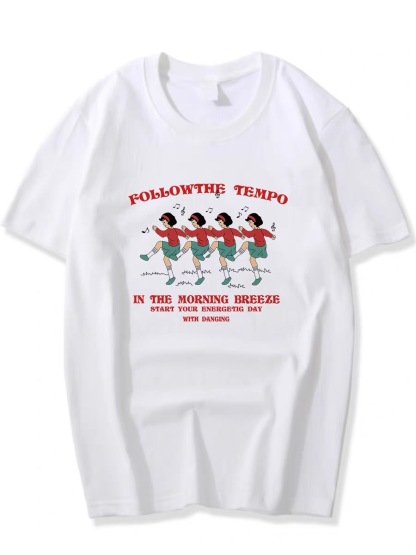  Follow The Tempo Tee 趣味印花T恤 