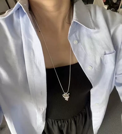 Chic Tassel Chain Necklace 小众流苏长款项链