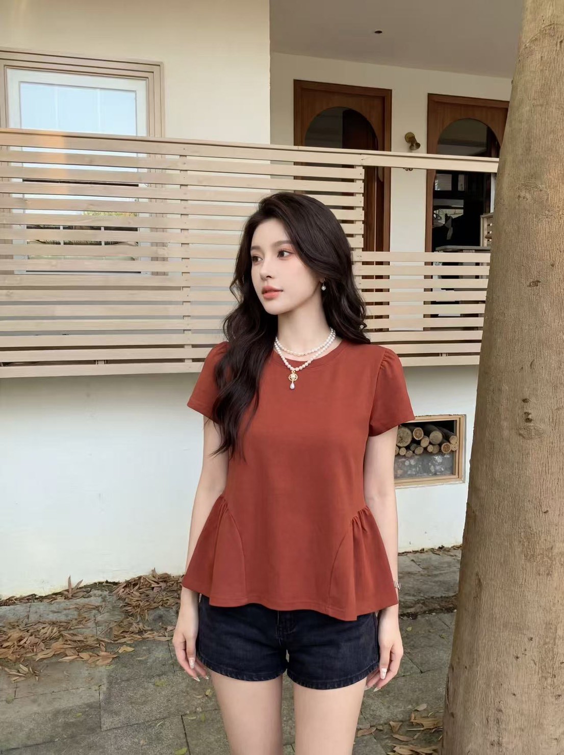 Solid Waist Fit Top 纯色收腰上衣*5 Colors