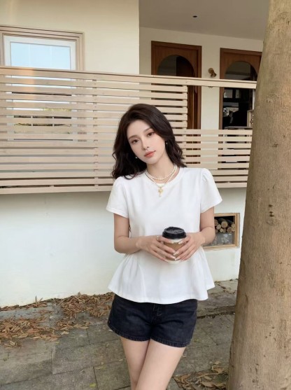 Solid Waist Fit Top 纯色收腰上衣*5 Colors
