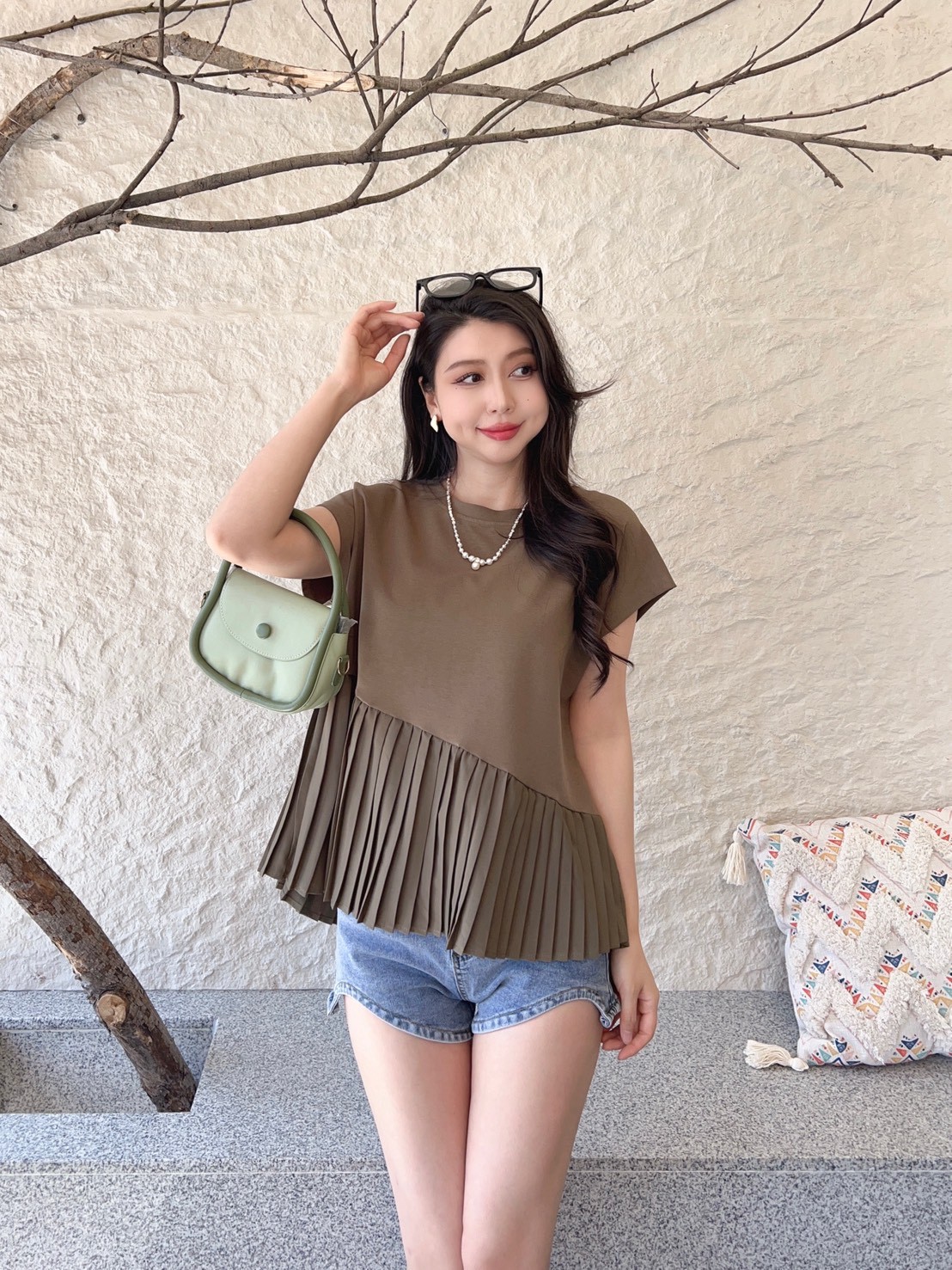Pleated Casual Top 简约百褶上衣*7 Colors