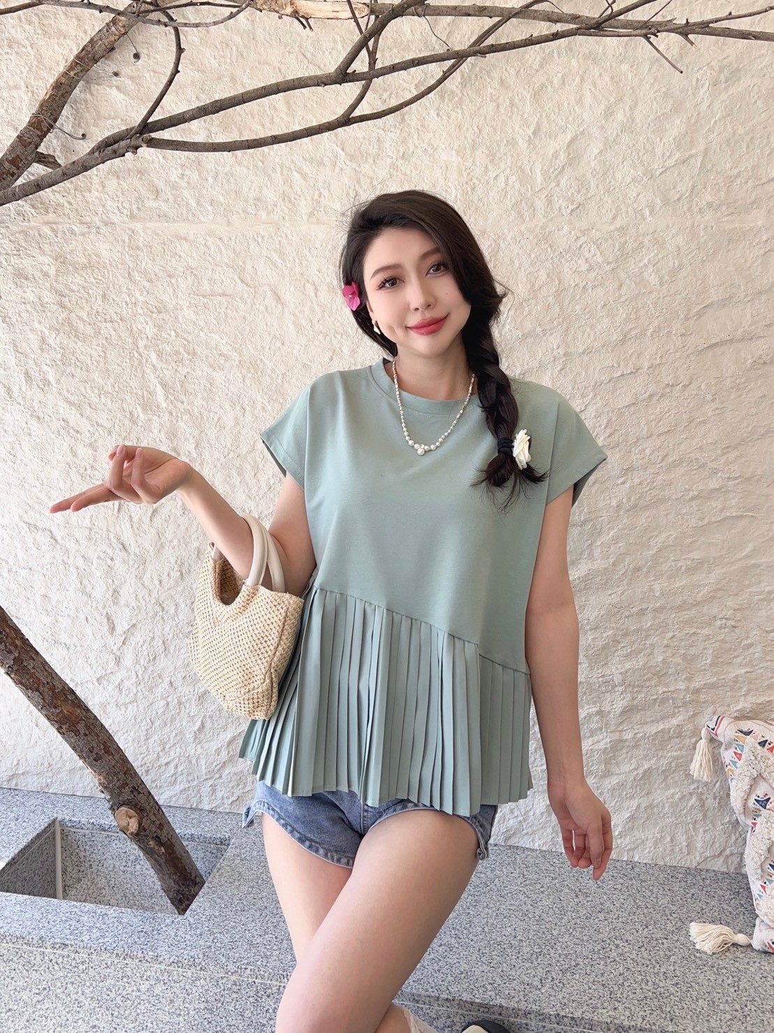 Pleated Casual Top 简约百褶上衣*7 Colors