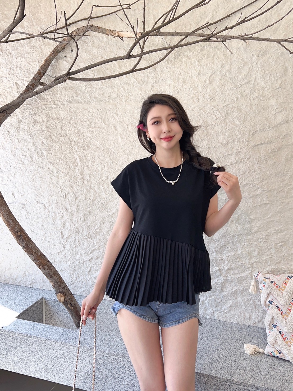 Pleated Casual Top 简约百褶上衣*7 Colors