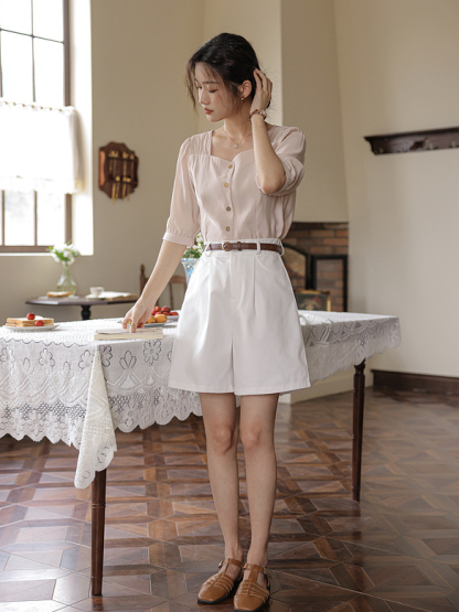 Freya Wide-Leg Shorts 阔腿五分裤*3 Colors