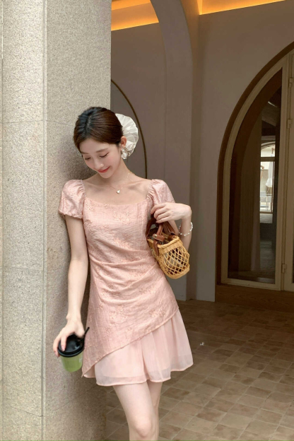 Exquisite Thousand Gold One-Piece Dress