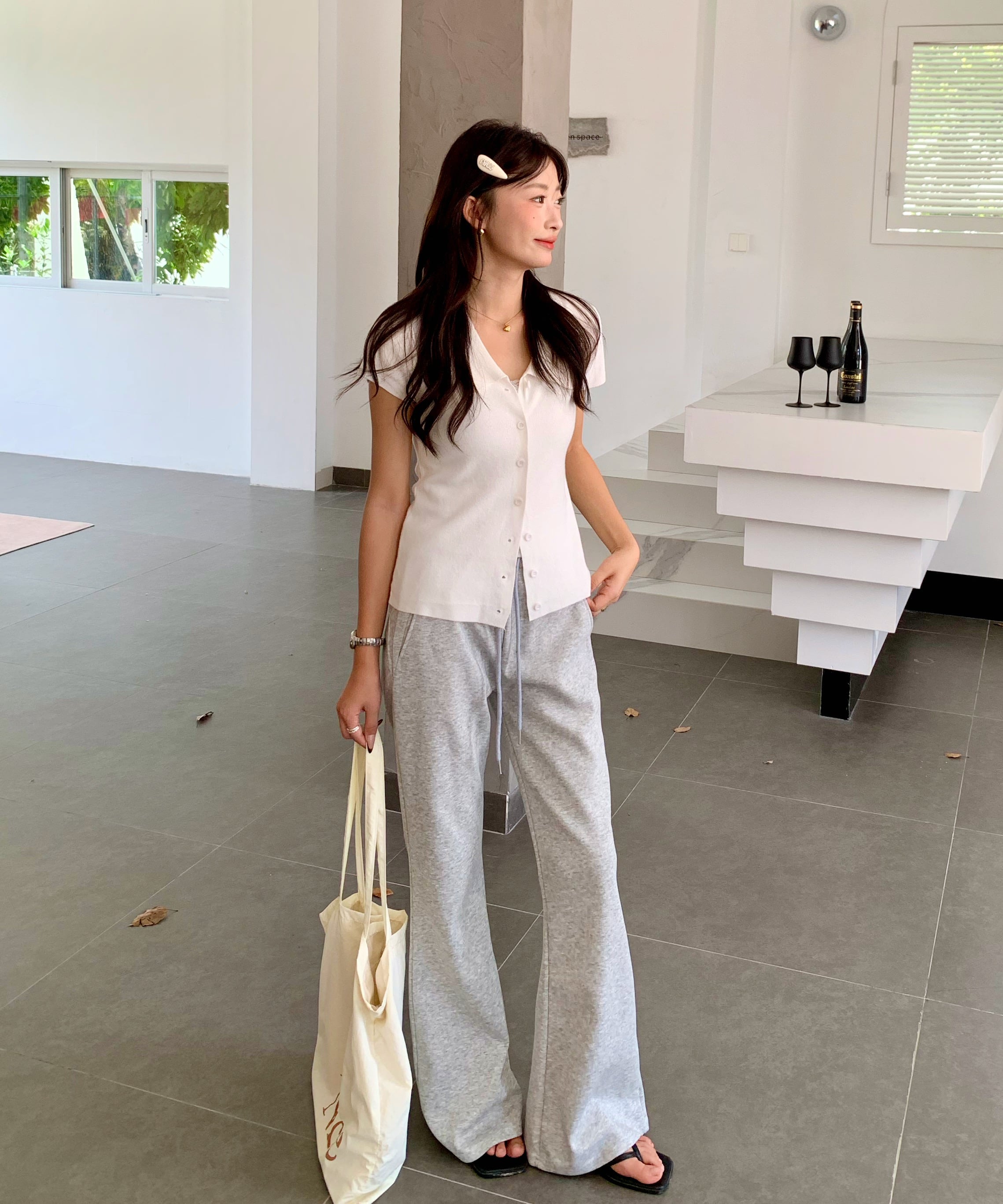 Classic Collared Button-Up Knit 翻领针织开衫*3 Colors