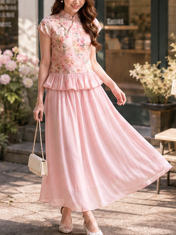 VELVÉ Blooming Mist Set 花间雾语新中式两件套