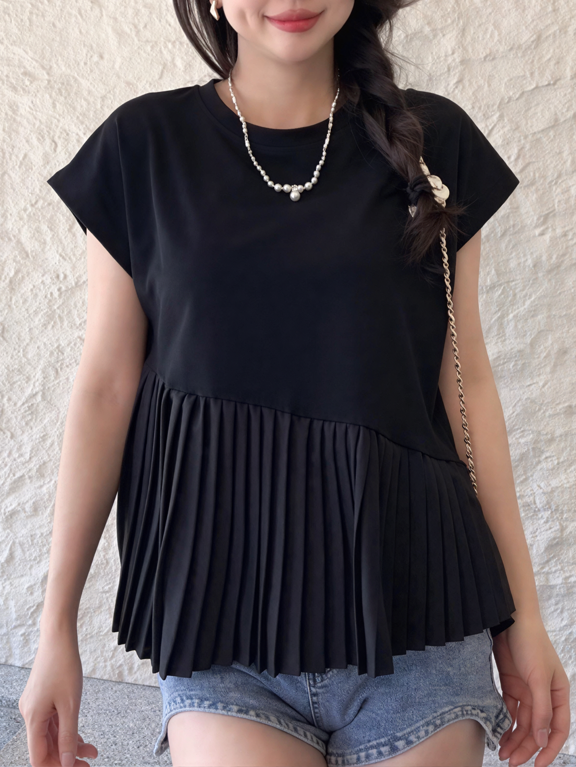 Pleated top