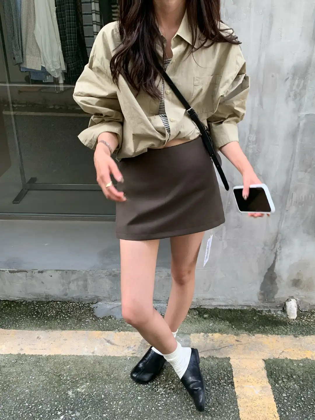 CHIC Tailored Midi Skirt 巨百搭！西装半身裙* 2 Colors