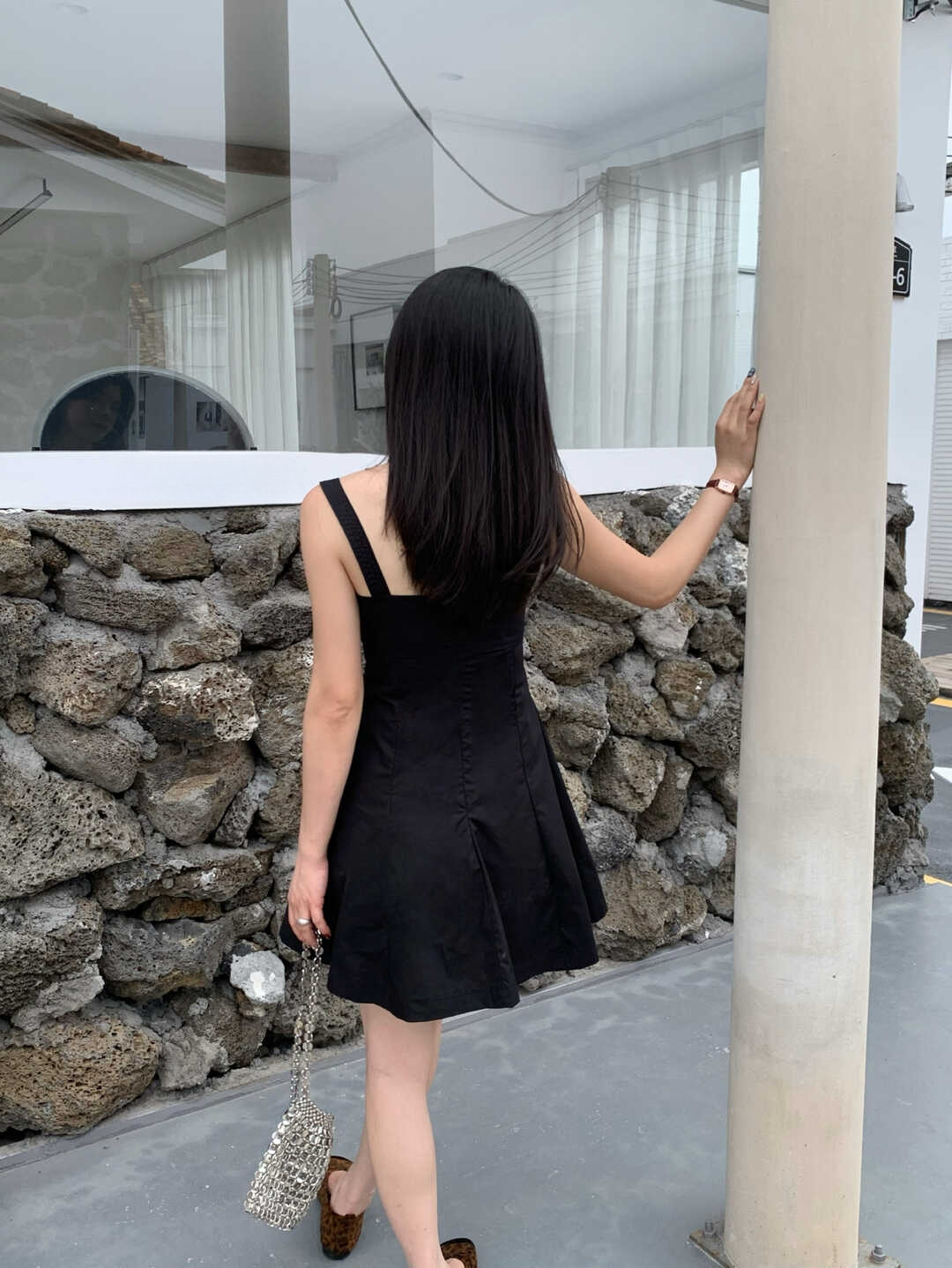 Minimalist Waist-Cinching Strap Jumpsuit 极简收腰吊带连身裙*2Colors