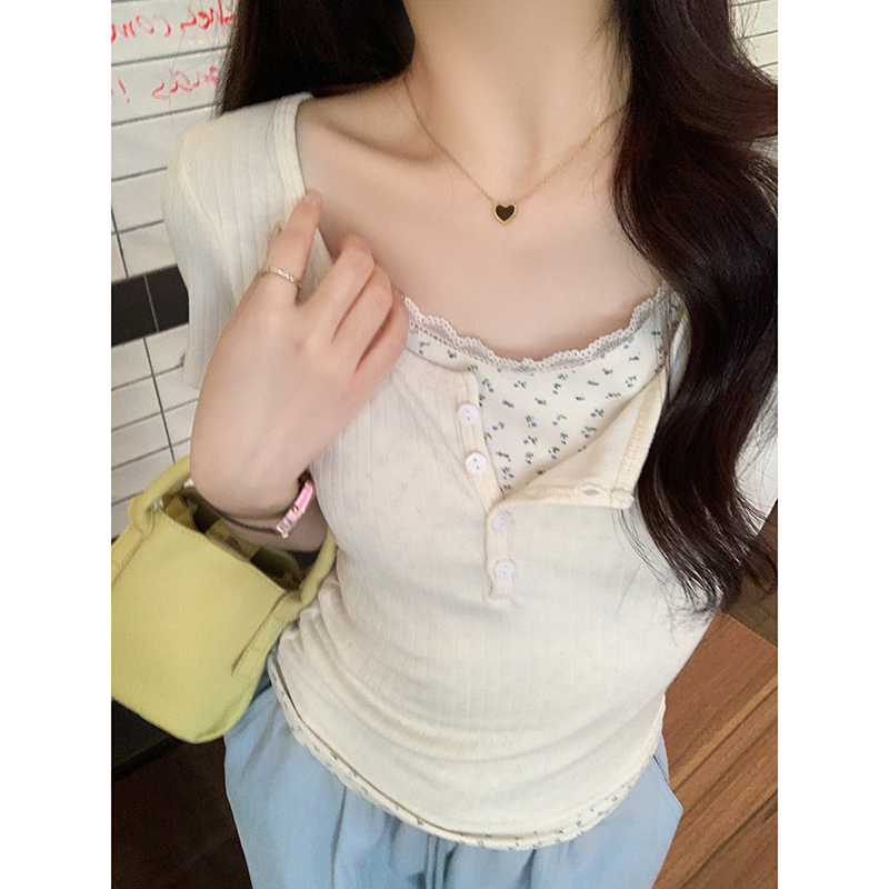 Casual Ribbed Crop Top 螺纹短款上衣