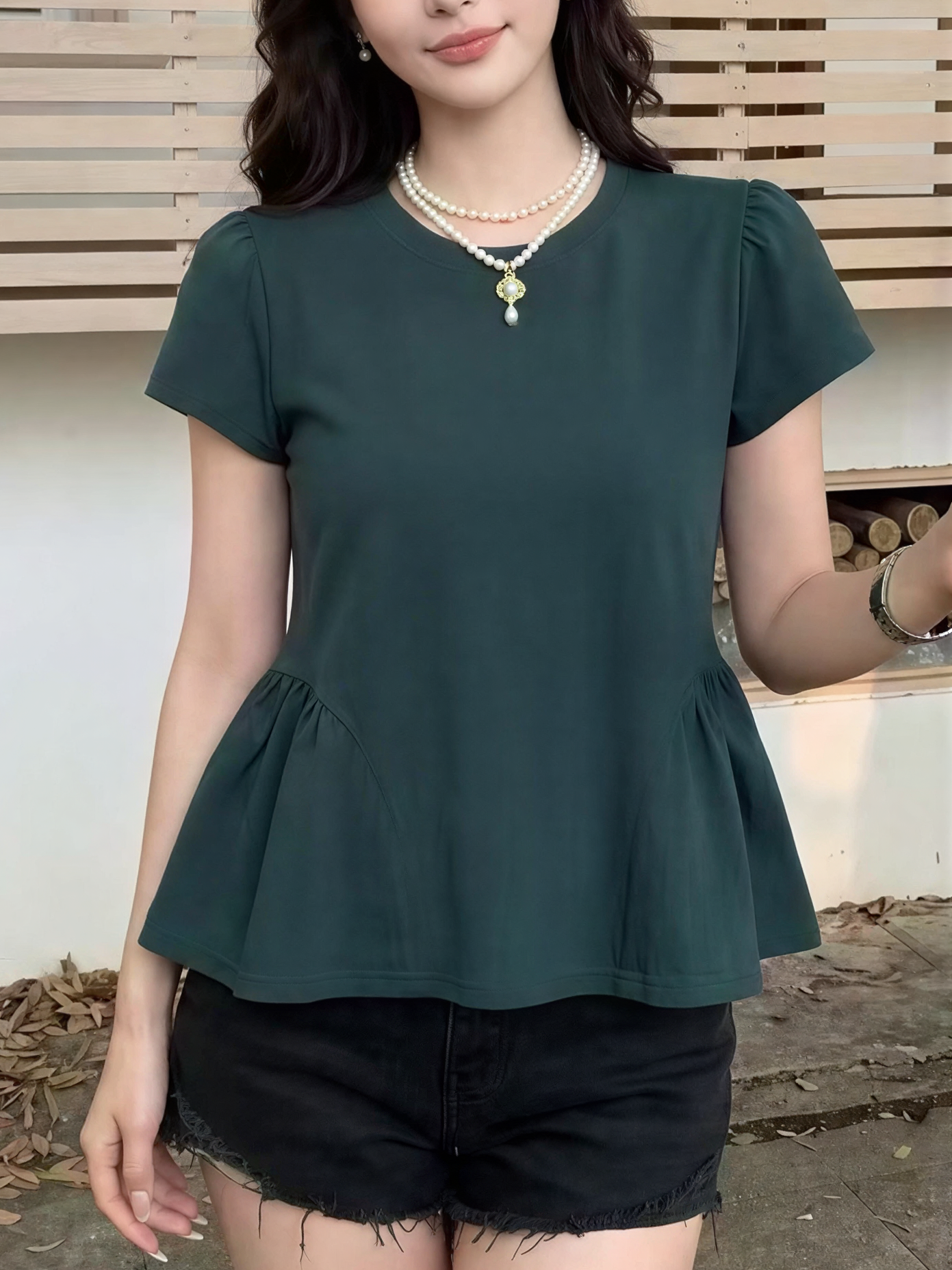 Solid Waist Fit Top 纯色收腰上衣*5 Colors