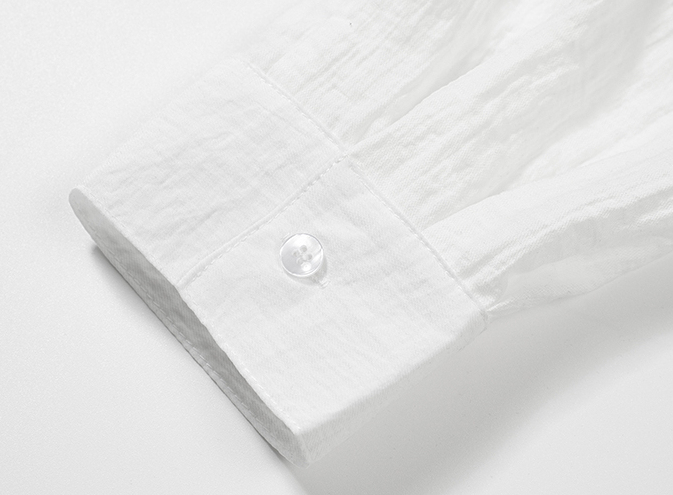 竹天丝口袋薄款衬衫 bamboo tencel long-sleeved shirt for women